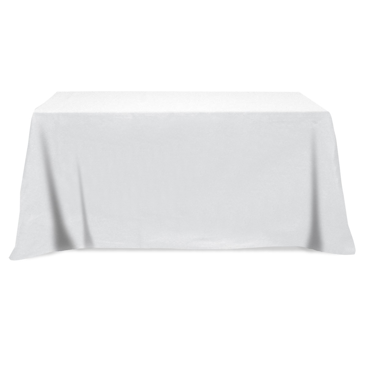 Picture of Flat Poly/cotton 4-sided Table Cover - Fits 6' Standard Table