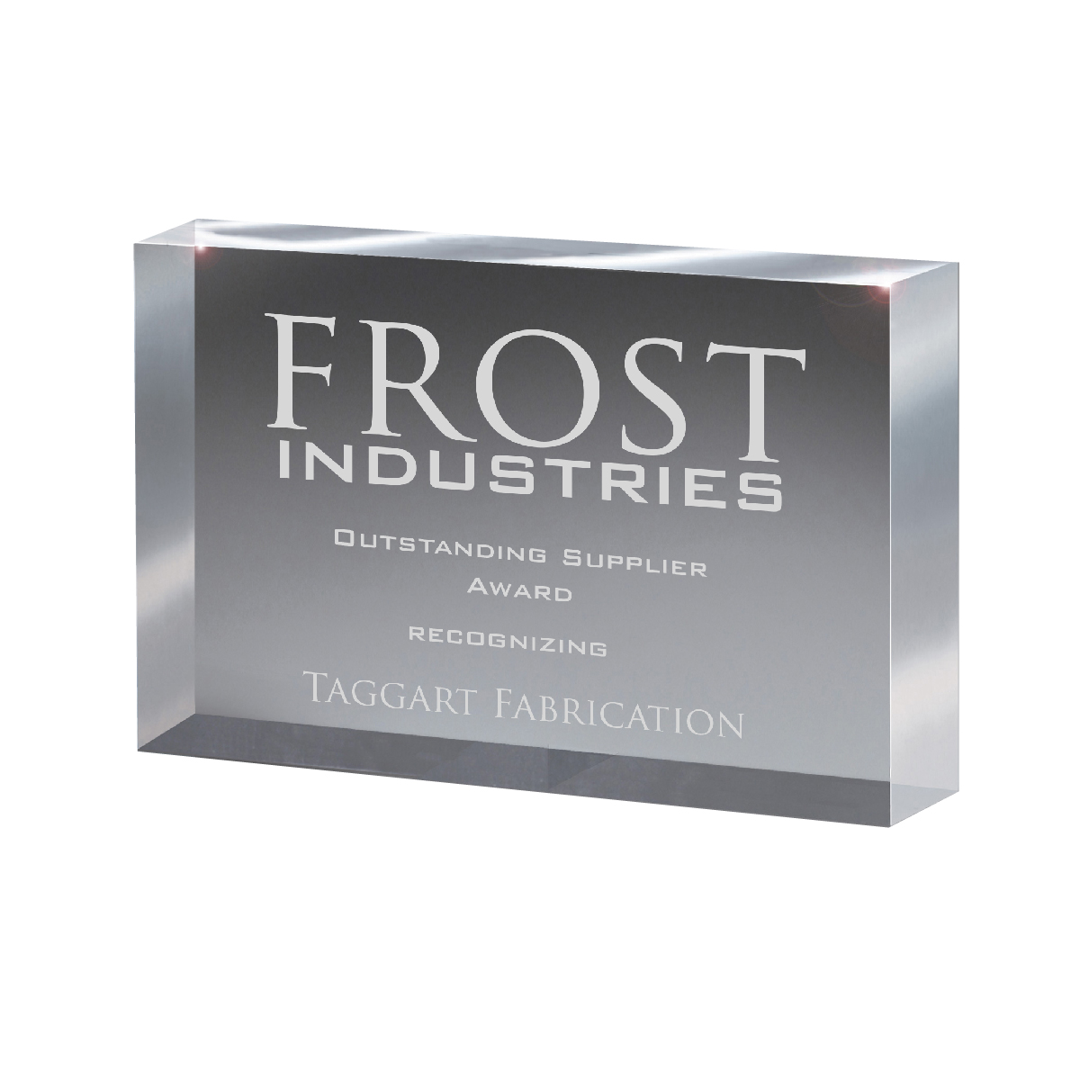 Picture of Medium Freestanding Block Award