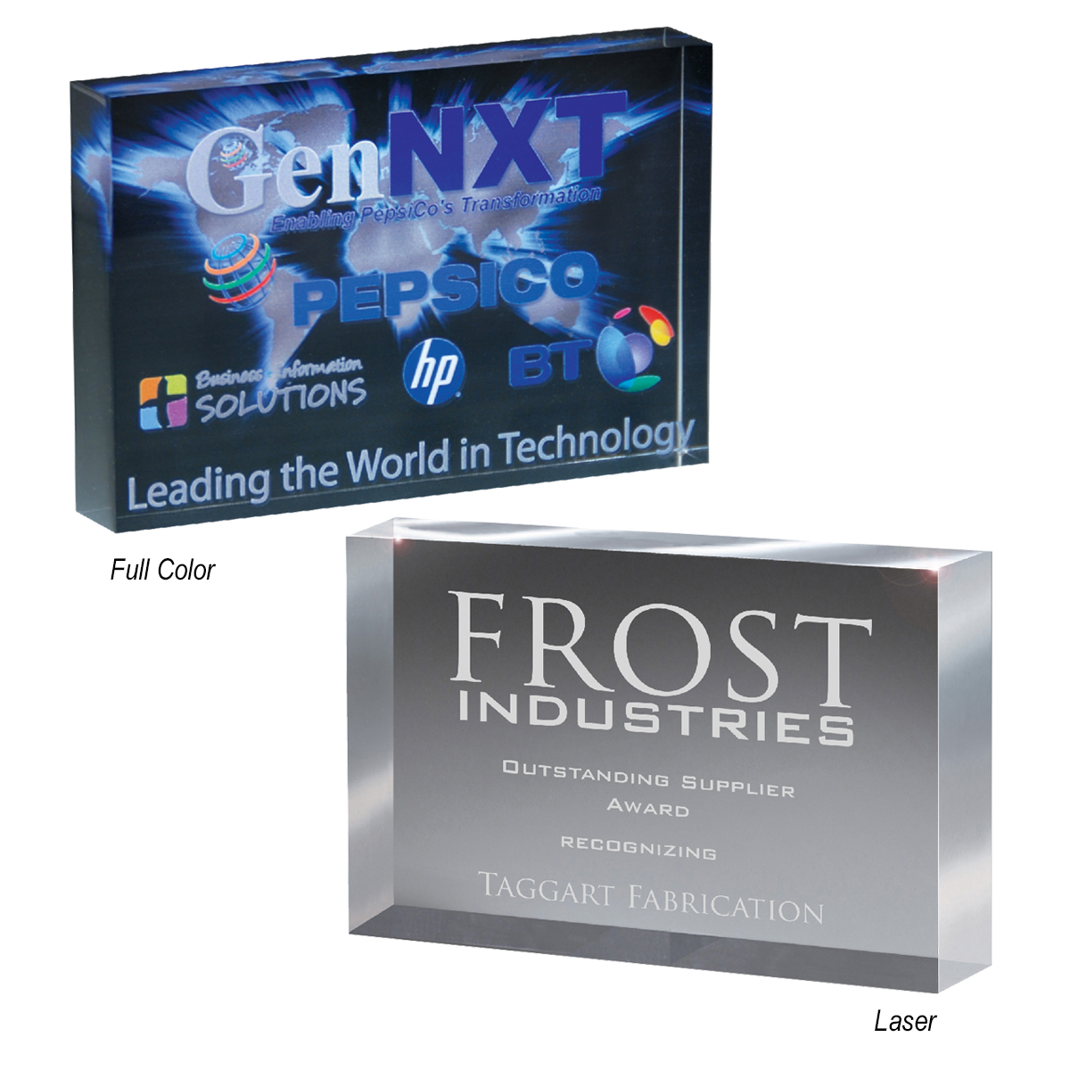 Picture of Medium Freestanding Block Award