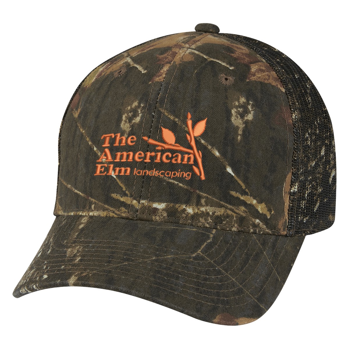 Picture of Mossy Oak® Hunter's Retreat Mesh Back Camouflage Cap