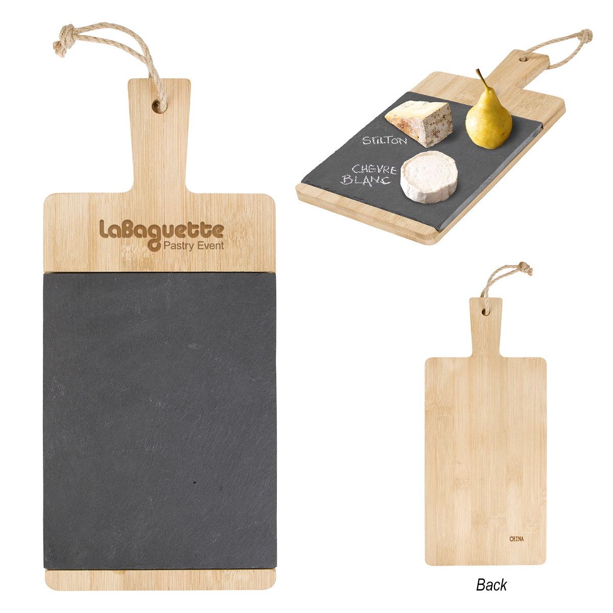 Picture of Bamboo & Slate Charcuterie Cutting Board