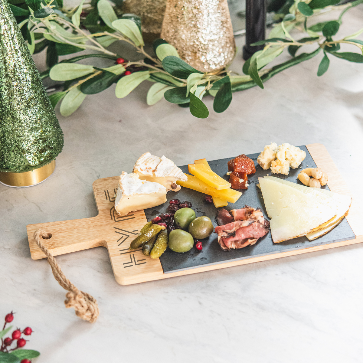 Picture of Bamboo & Slate Charcuterie Cutting Board