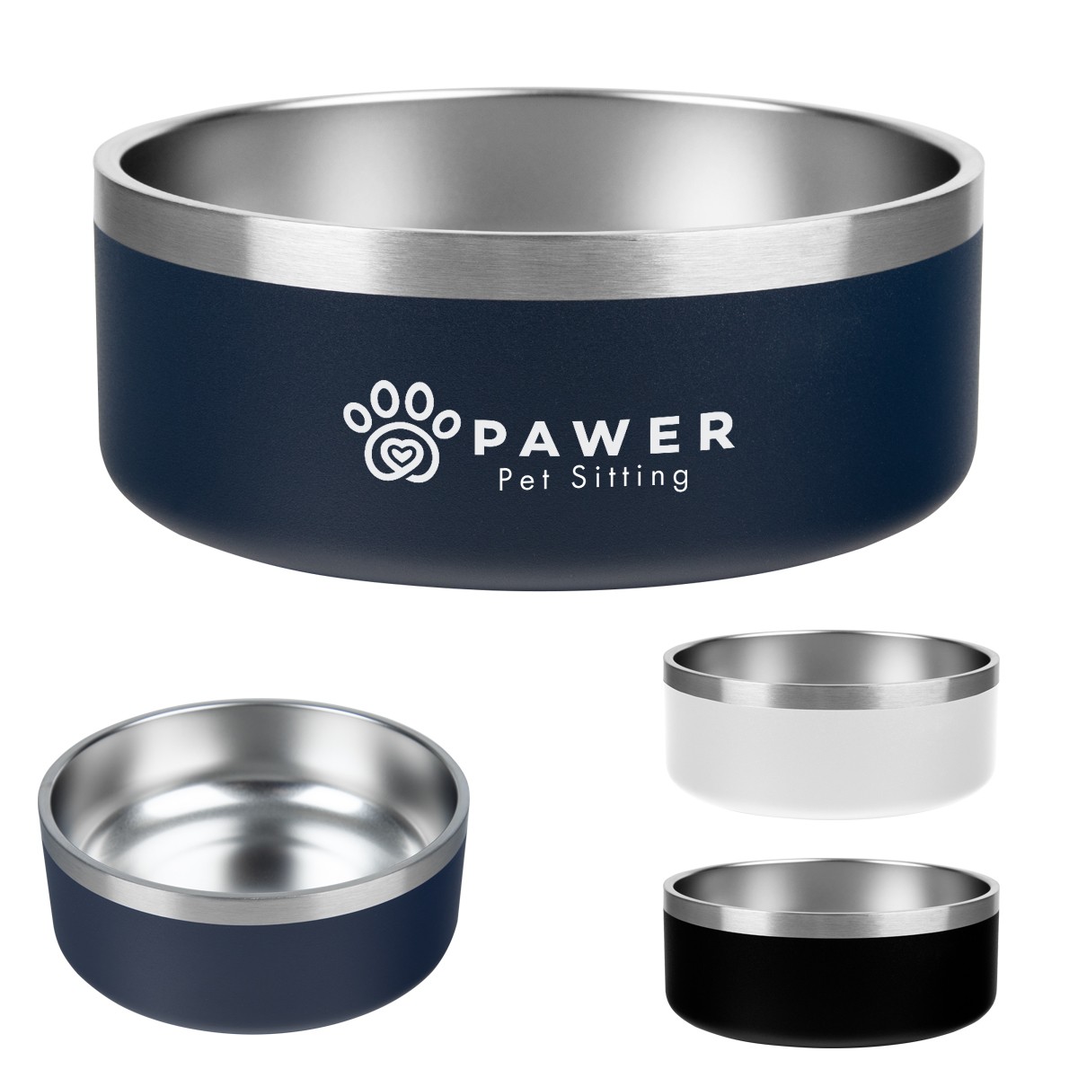 Picture of 40 Oz. Stainless Steel Pet Bowl