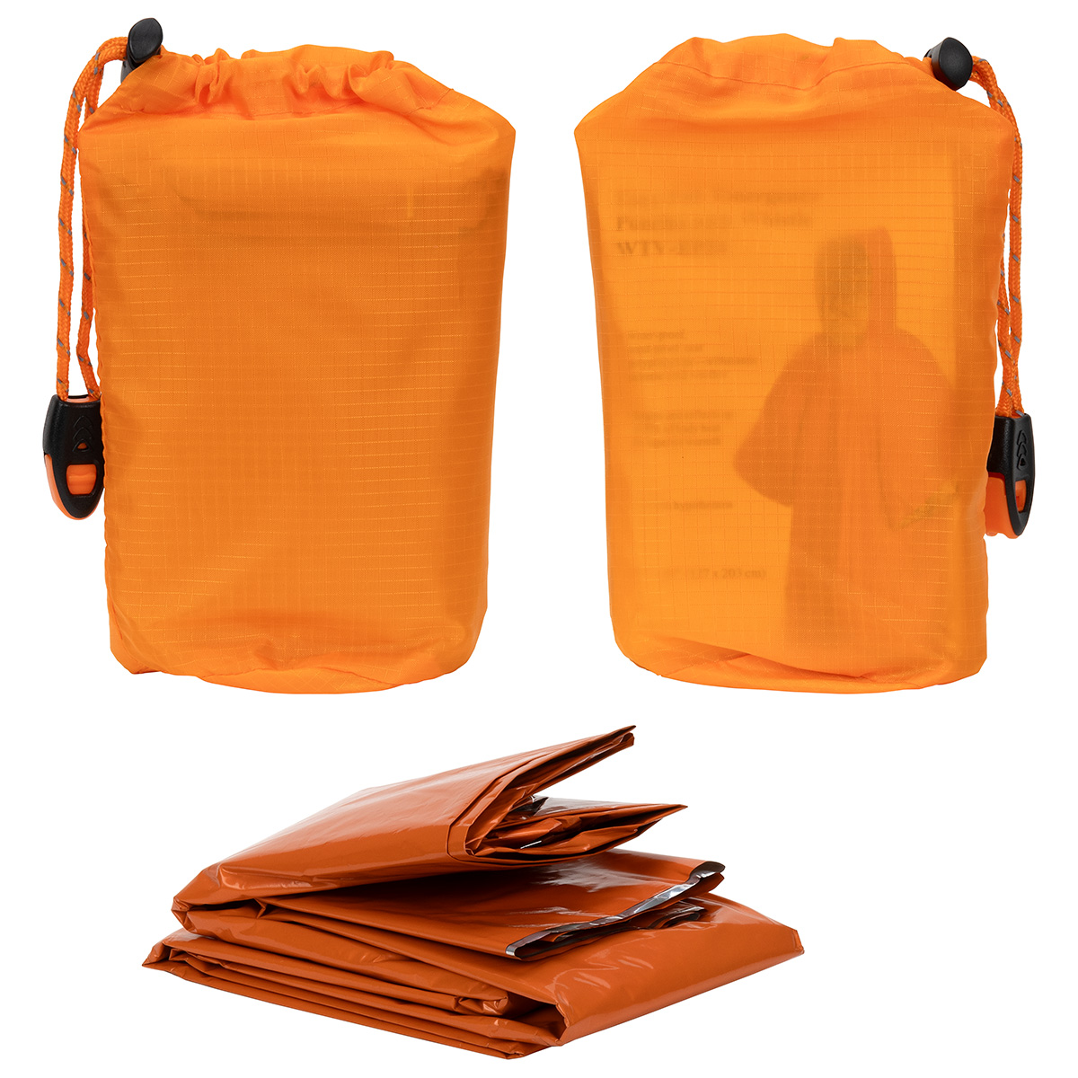 Picture of Easy-Pak Emergency Poncho with Whistle