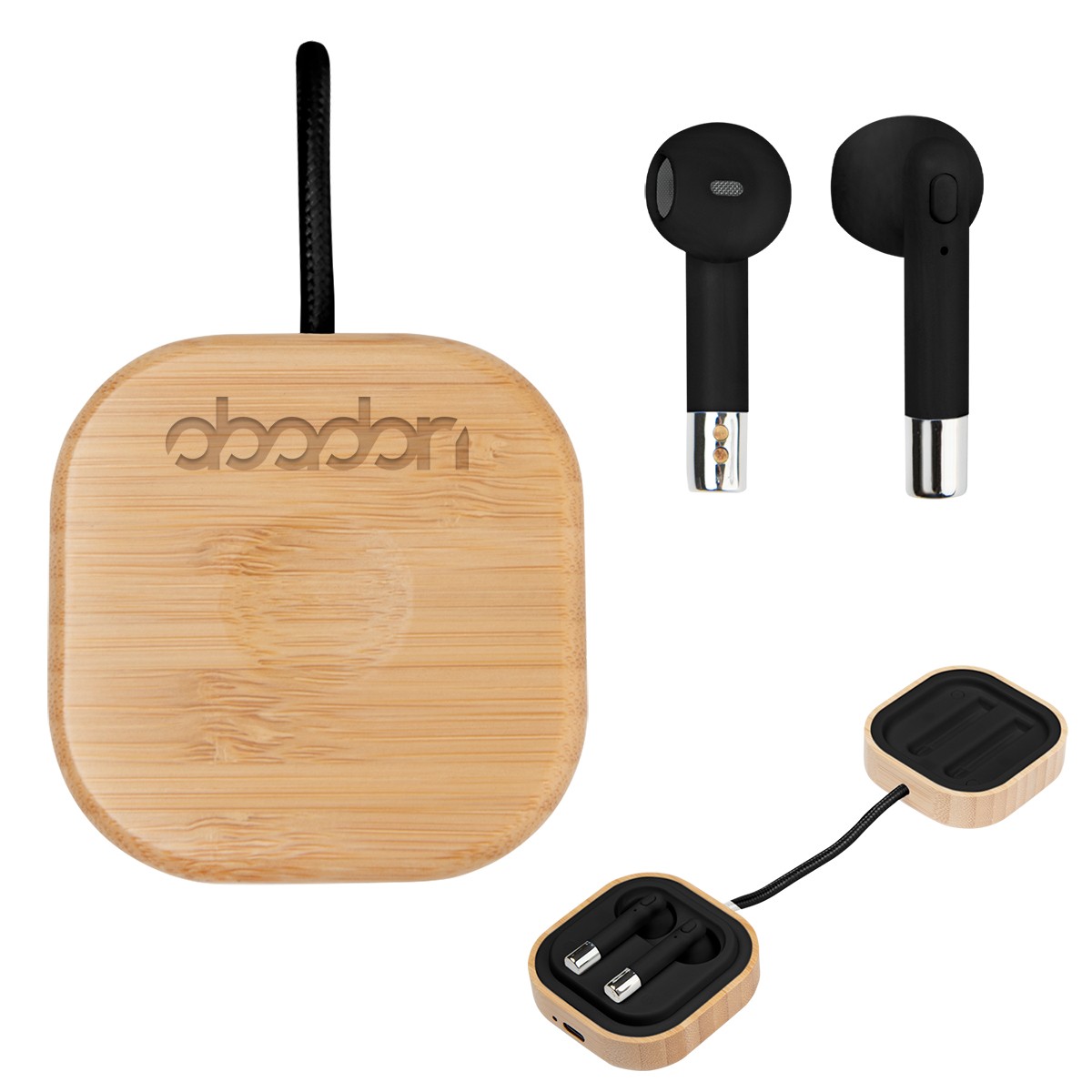 Picture of Bamboo Wireless Earbuds & Watch Charger