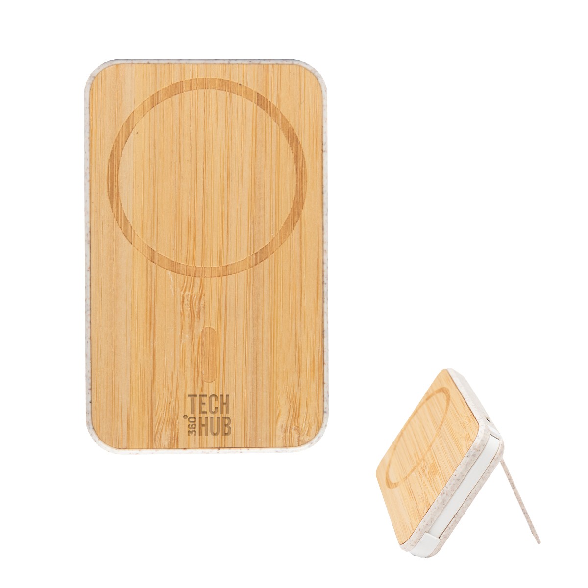 Picture of Mag Max Bamboo Wireless Charger Power Bank