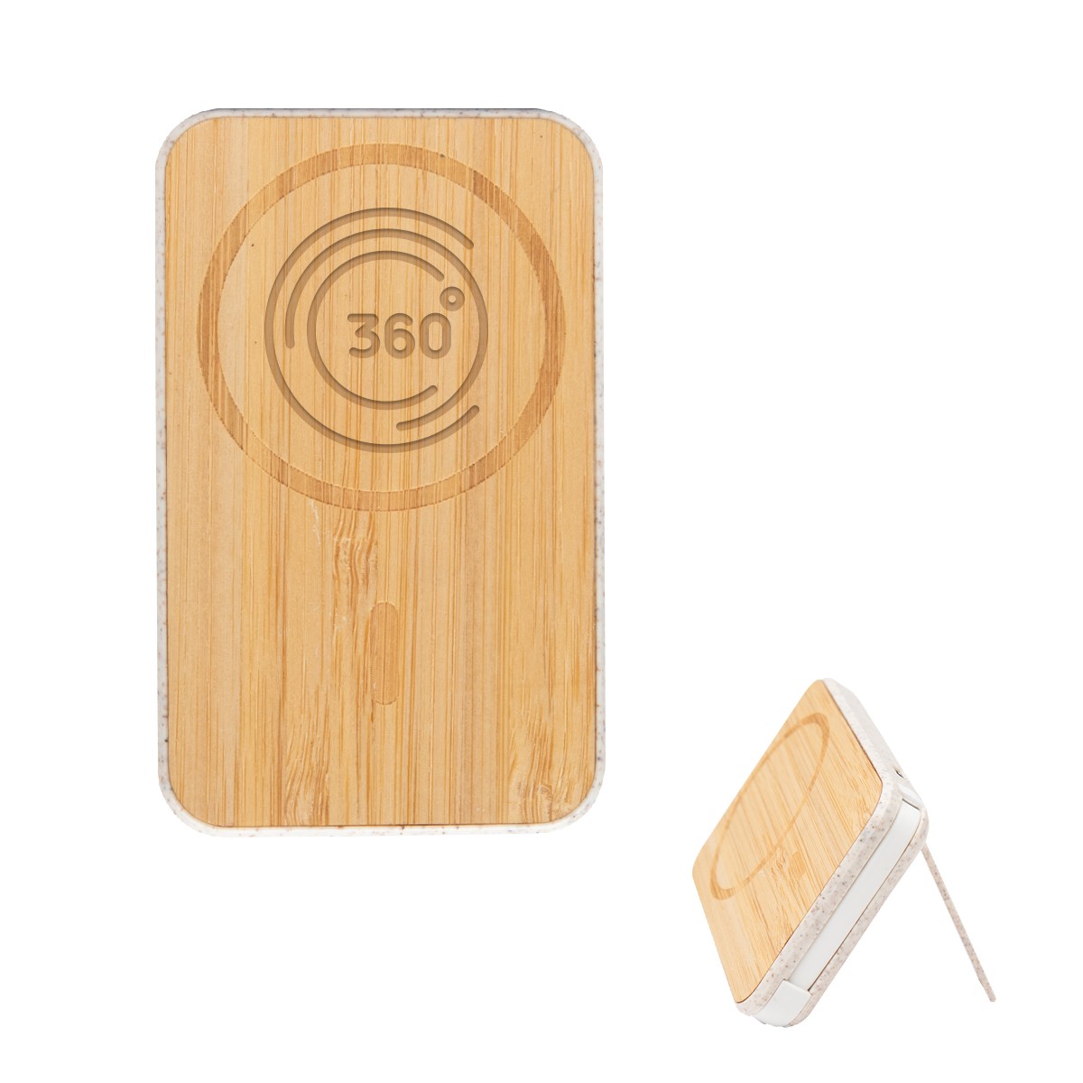 Picture of Mag Max Bamboo Wireless Charger Power Bank