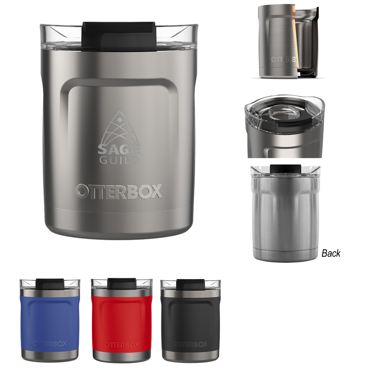 Picture of 10 Oz. Otterbox® Elevation® Core Colors Stainless Steel Tumbler
