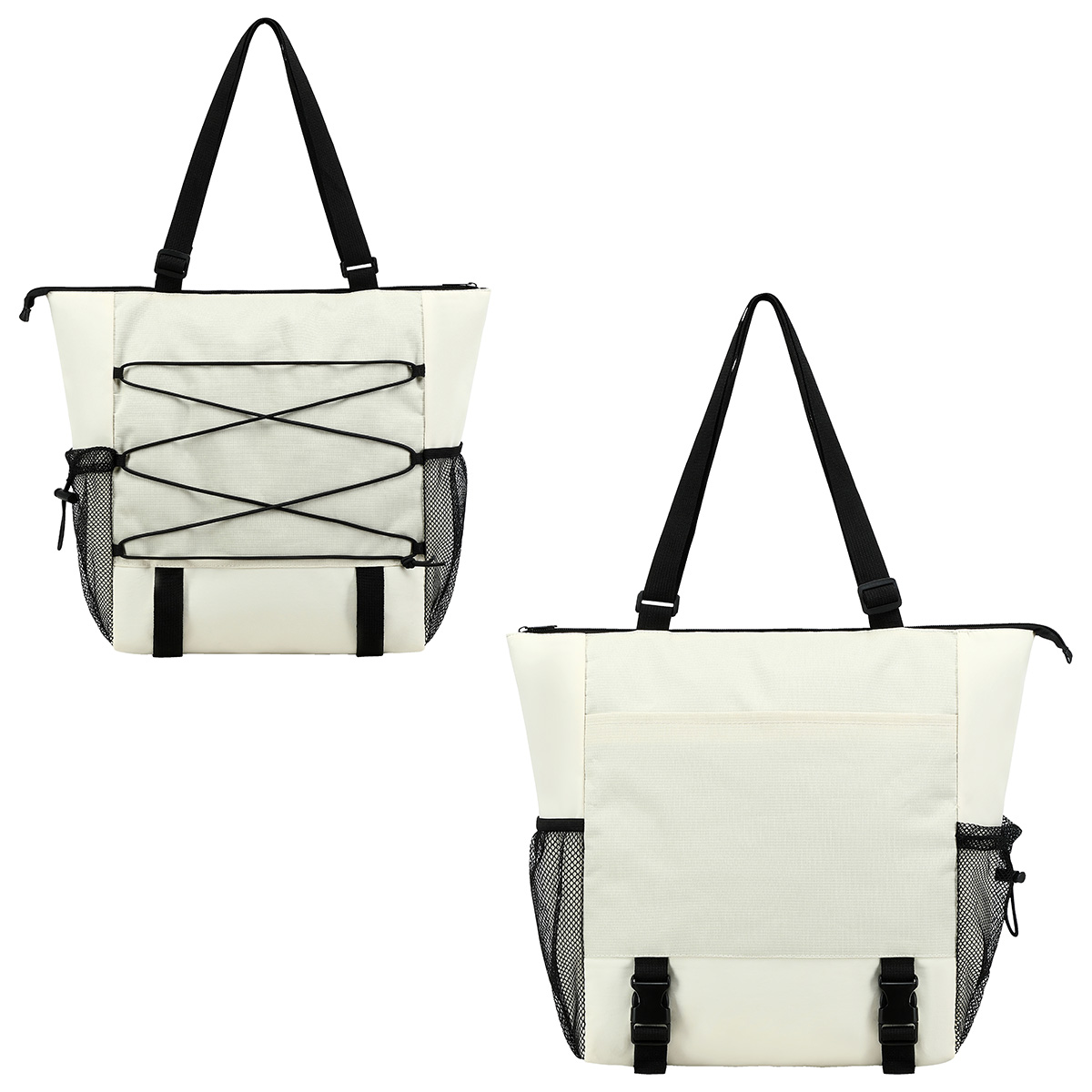 Picture of Halsted 600D Ripstop and Washed Nylon Zippered Tote Bag