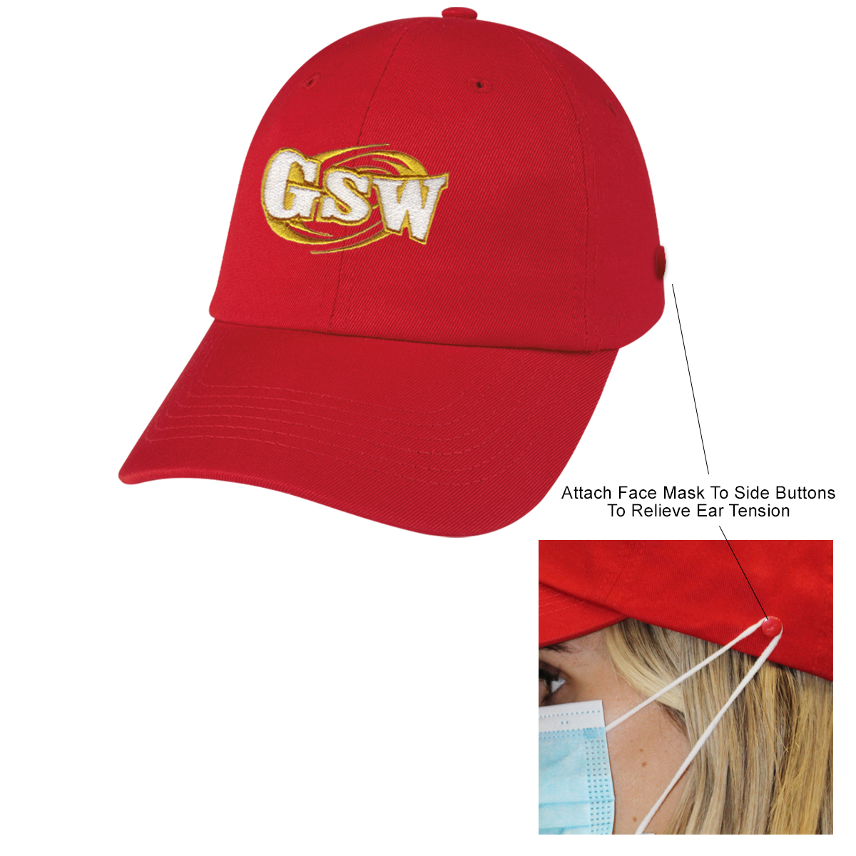 Picture of Washed Cotton Mask Cap