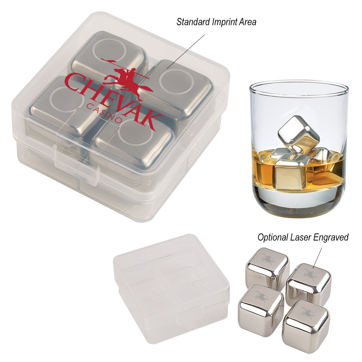 Picture of Stainless Steel Ice Cubes