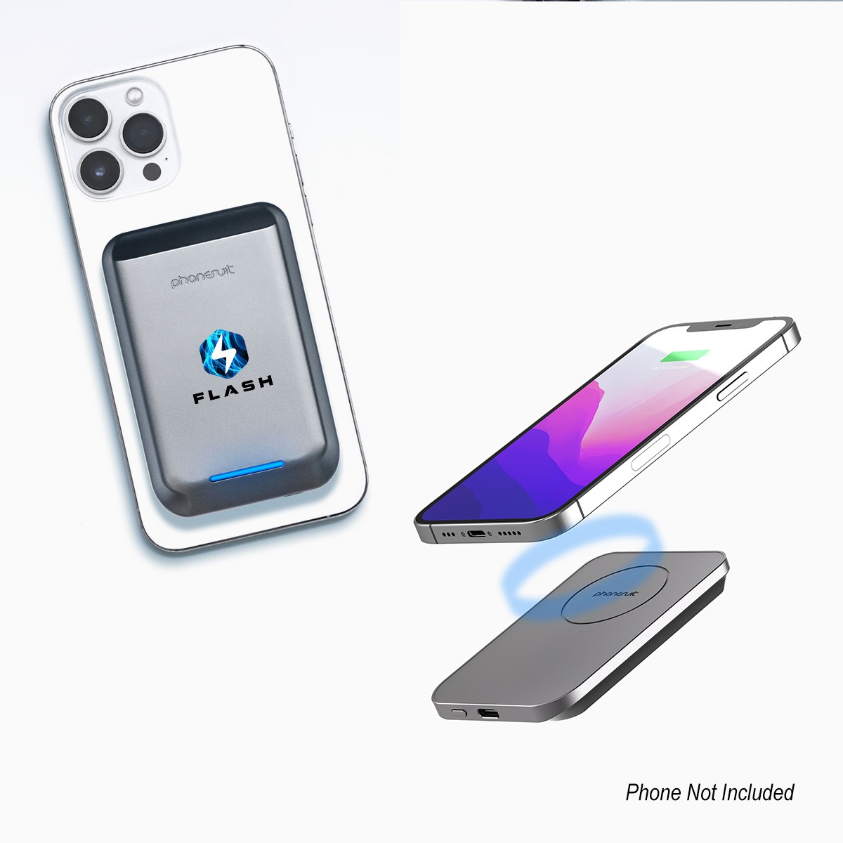 Picture of 5,000mah Phonesuit® Mag Max Wireless Portable Pocket Charger & Battery Pack