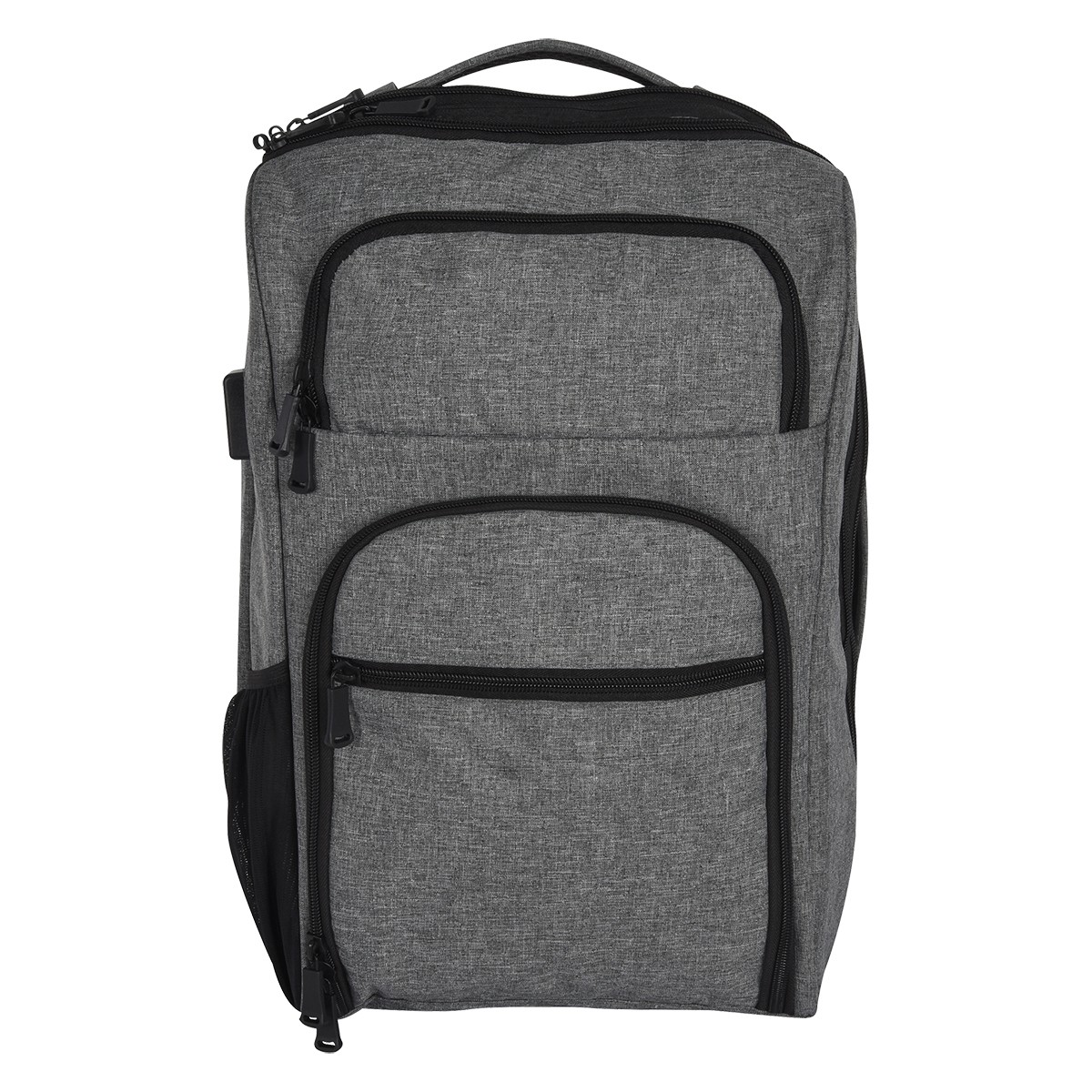 Picture of Heathered Rfid Laptop Backpack & Briefcase