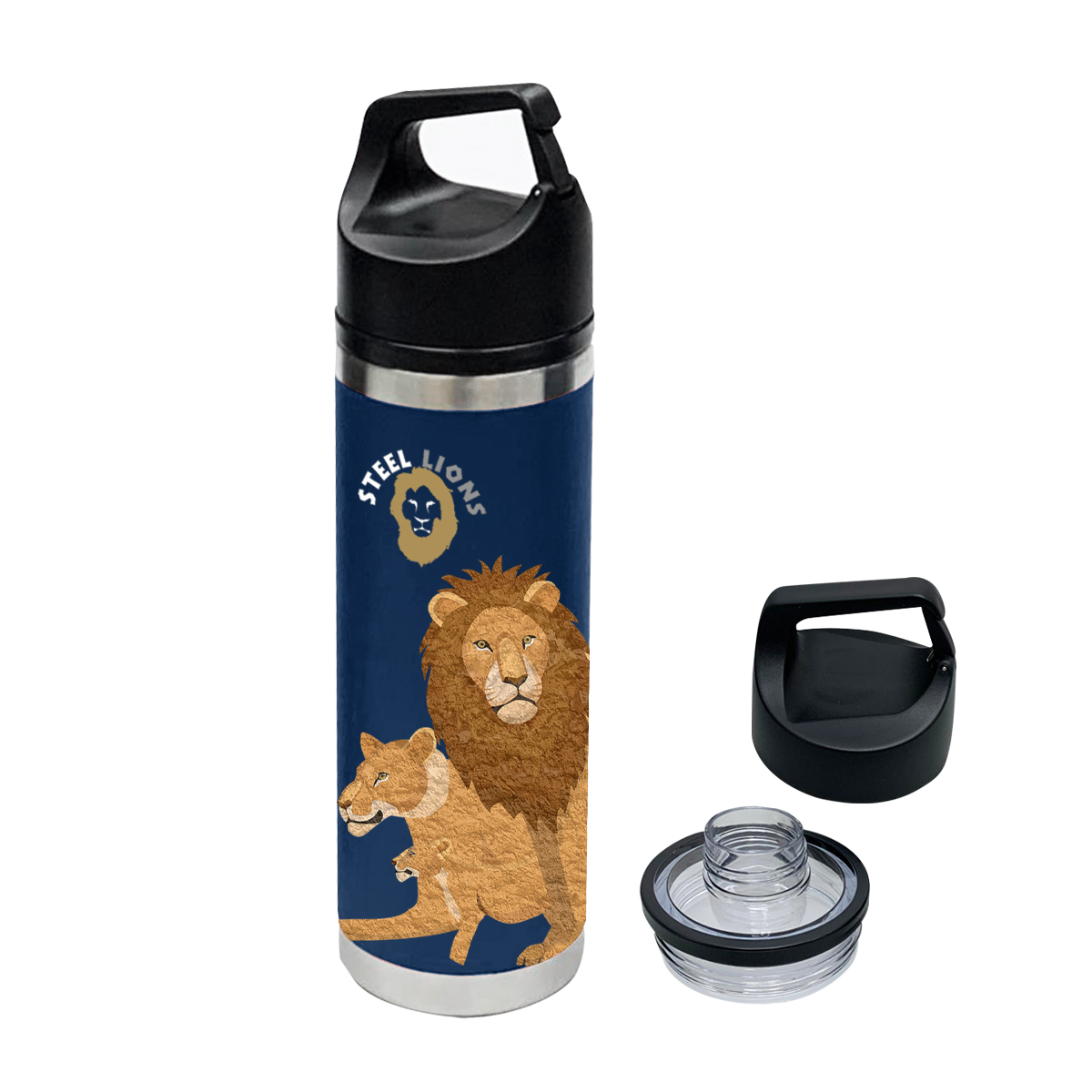 Picture of 18 Oz. Full Color Davenport Stainless Steel Bottle