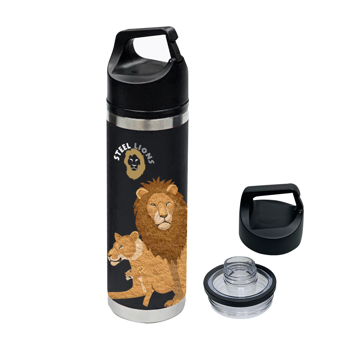 Picture of 18 Oz. Full Color Davenport Stainless Steel Bottle