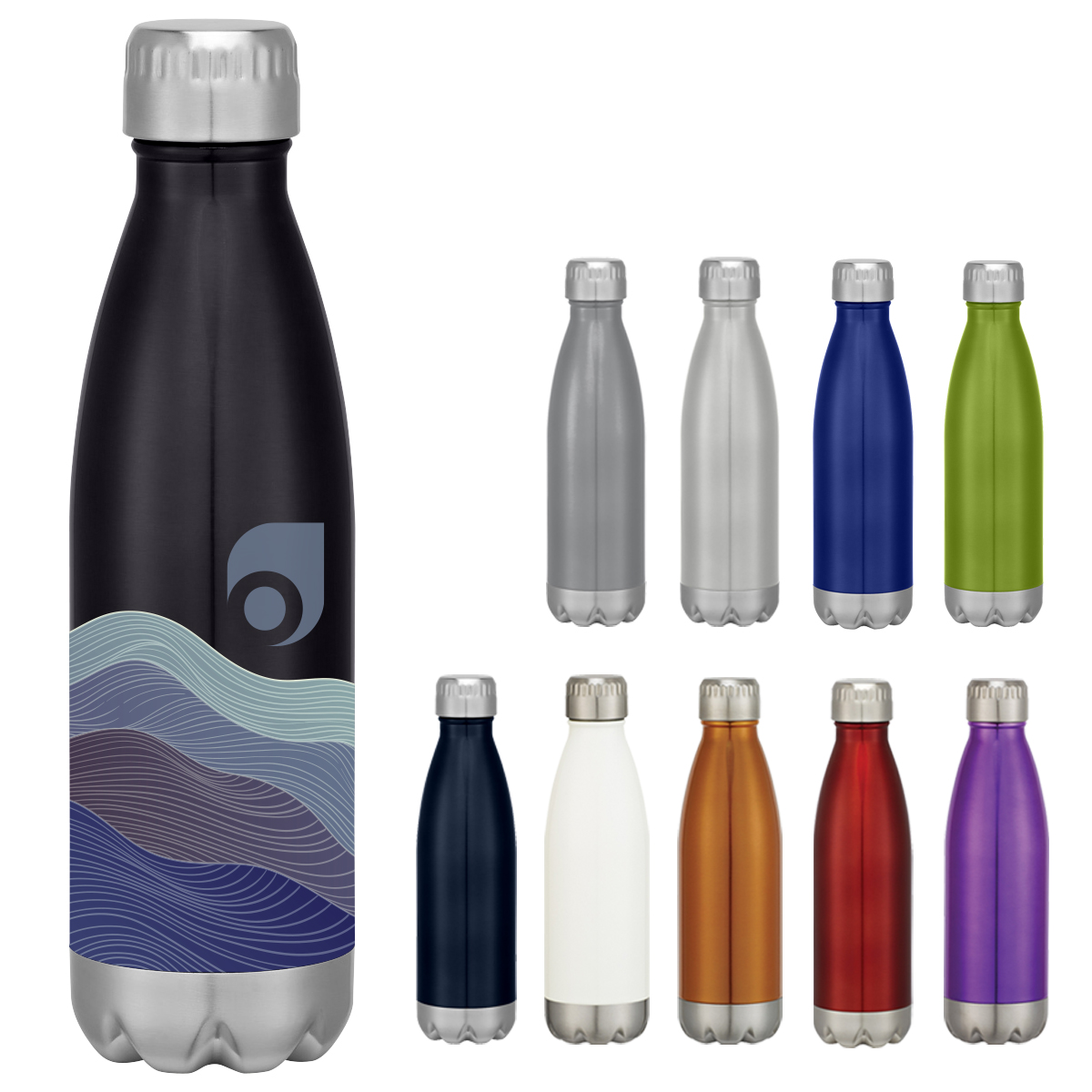 Picture of 16 Oz. Full Color Swiggy Stainless Steel
