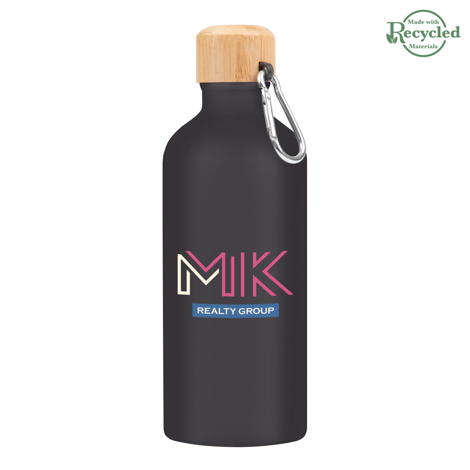 Picture of 20 Oz. Aluminum Tundra Bike Bottle With Bamboo Lid