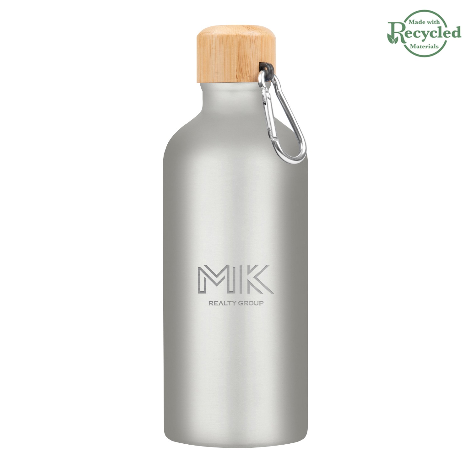 Picture of 20 Oz. Aluminum Tundra Bike Bottle With Bamboo Lid