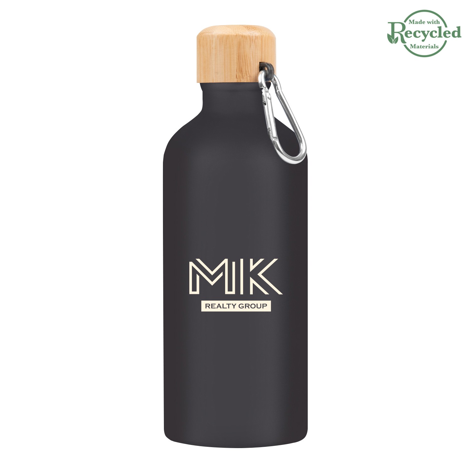 Picture of 20 Oz. Aluminum Tundra Bike Bottle With Bamboo Lid