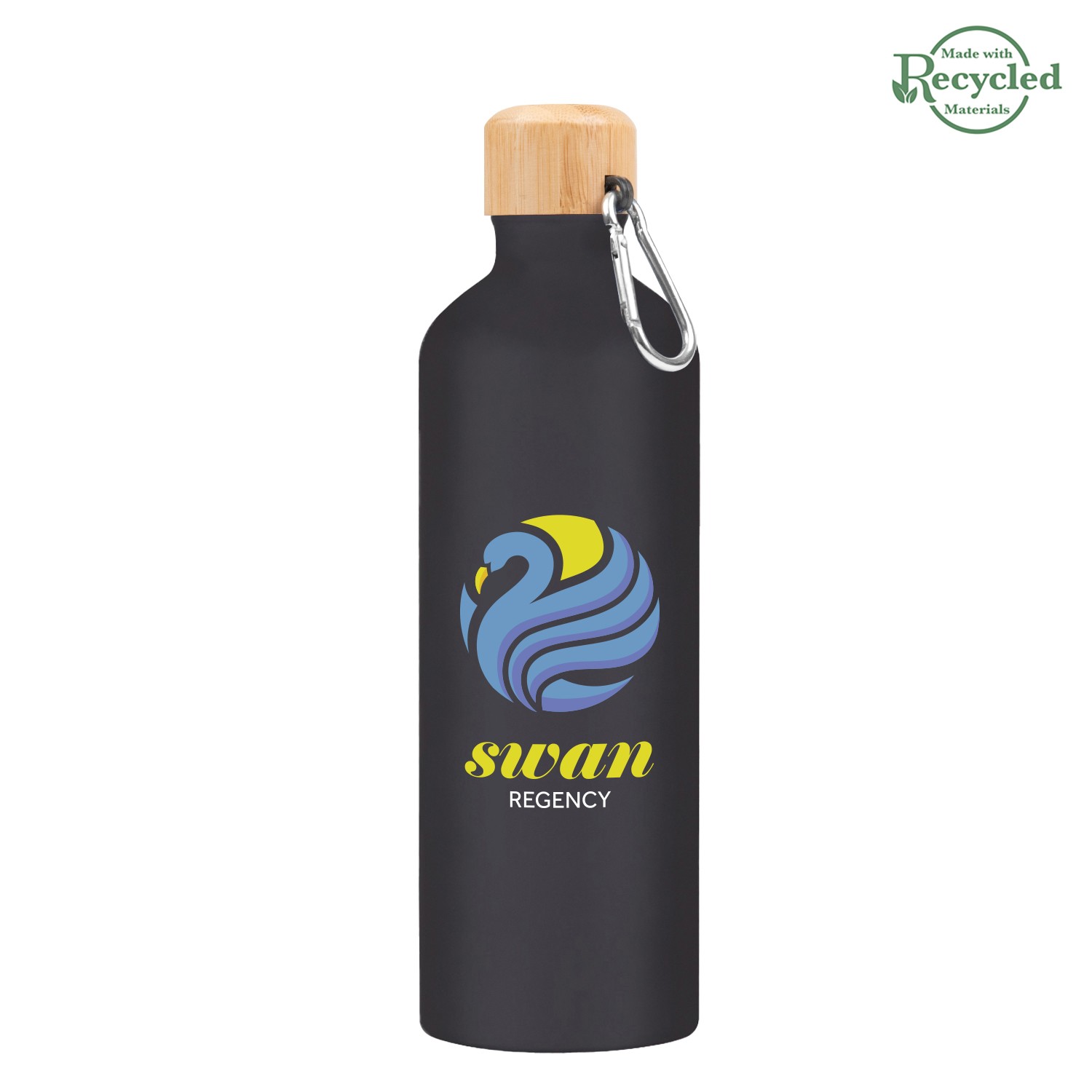 Picture of 25 Oz. Aluminum Tundra Bike Bottle With Bamboo Lid