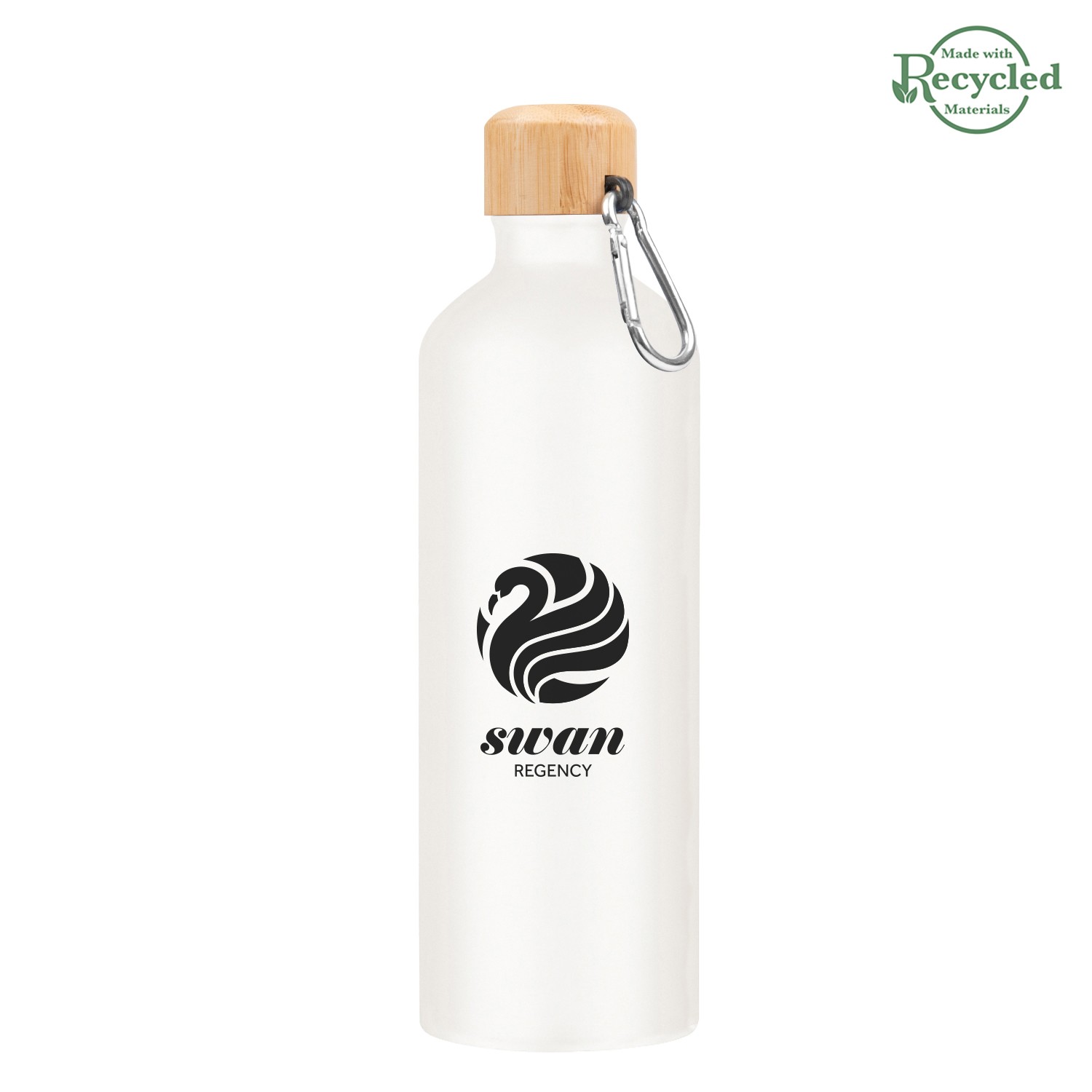 Picture of 25 Oz. Aluminum Tundra Bike Bottle With Bamboo Lid