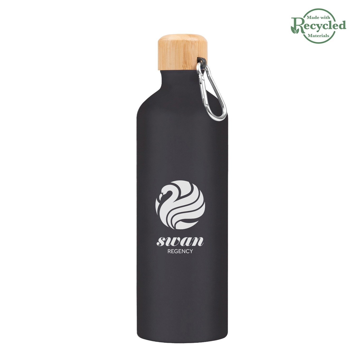 Picture of 25 Oz. Aluminum Tundra Bike Bottle With Bamboo Lid
