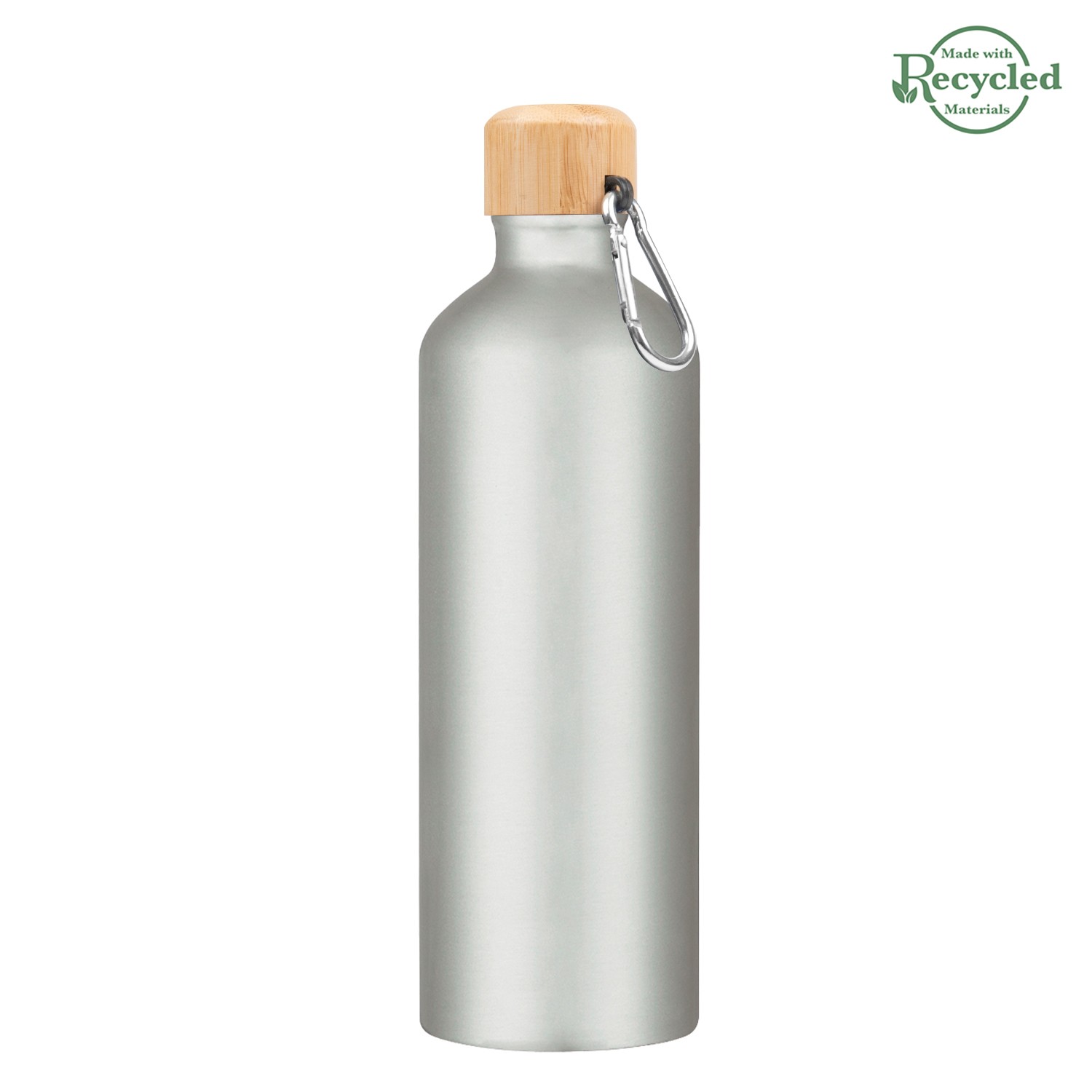 Picture of 25 Oz. Aluminum Tundra Bike Bottle With Bamboo Lid
