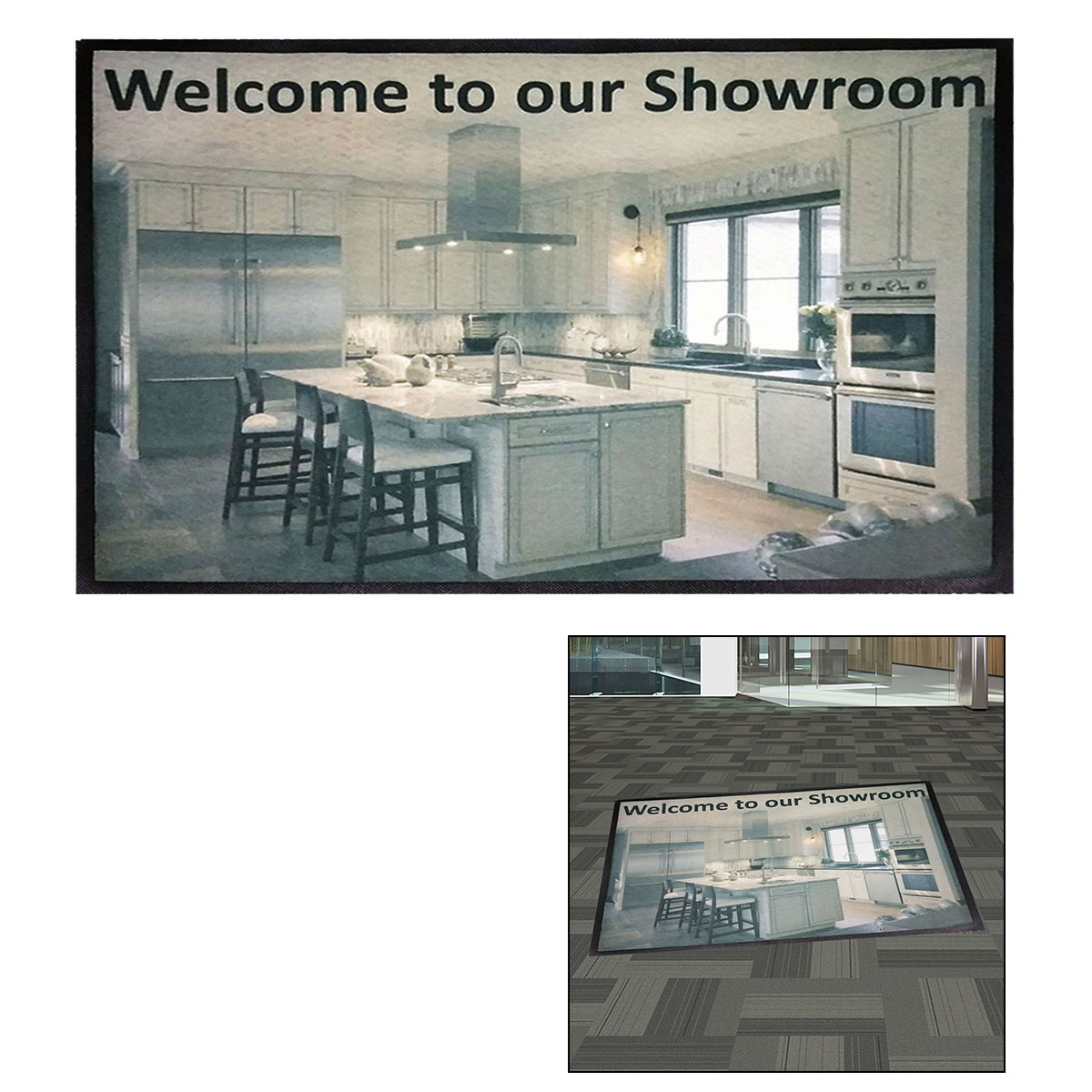 Picture of 3' X 5' Point Of Purchase Dye Sublimated Floor Mat