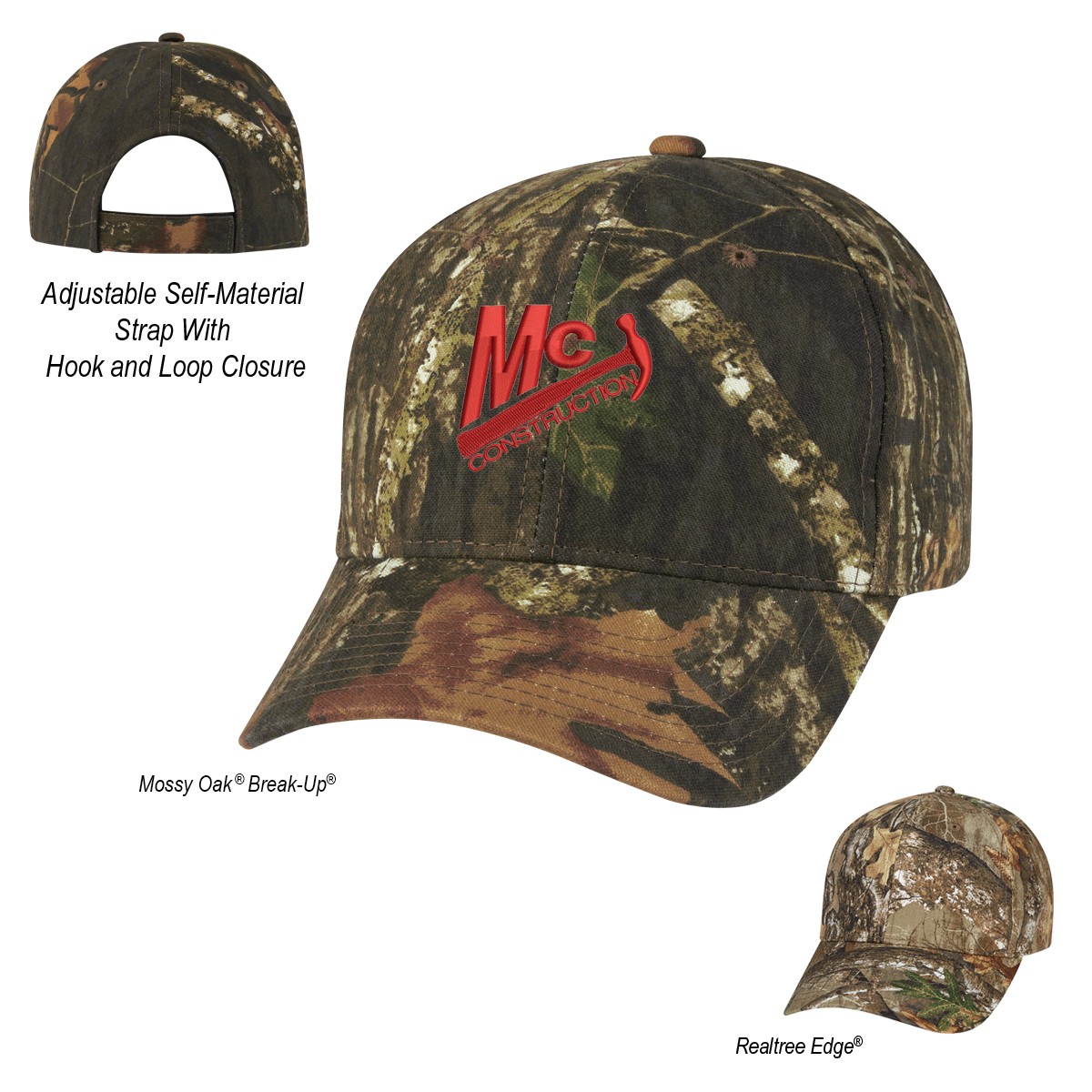 Picture of Realtree® And Mossy Oak® Hunter's Retreat Camouflage Cap