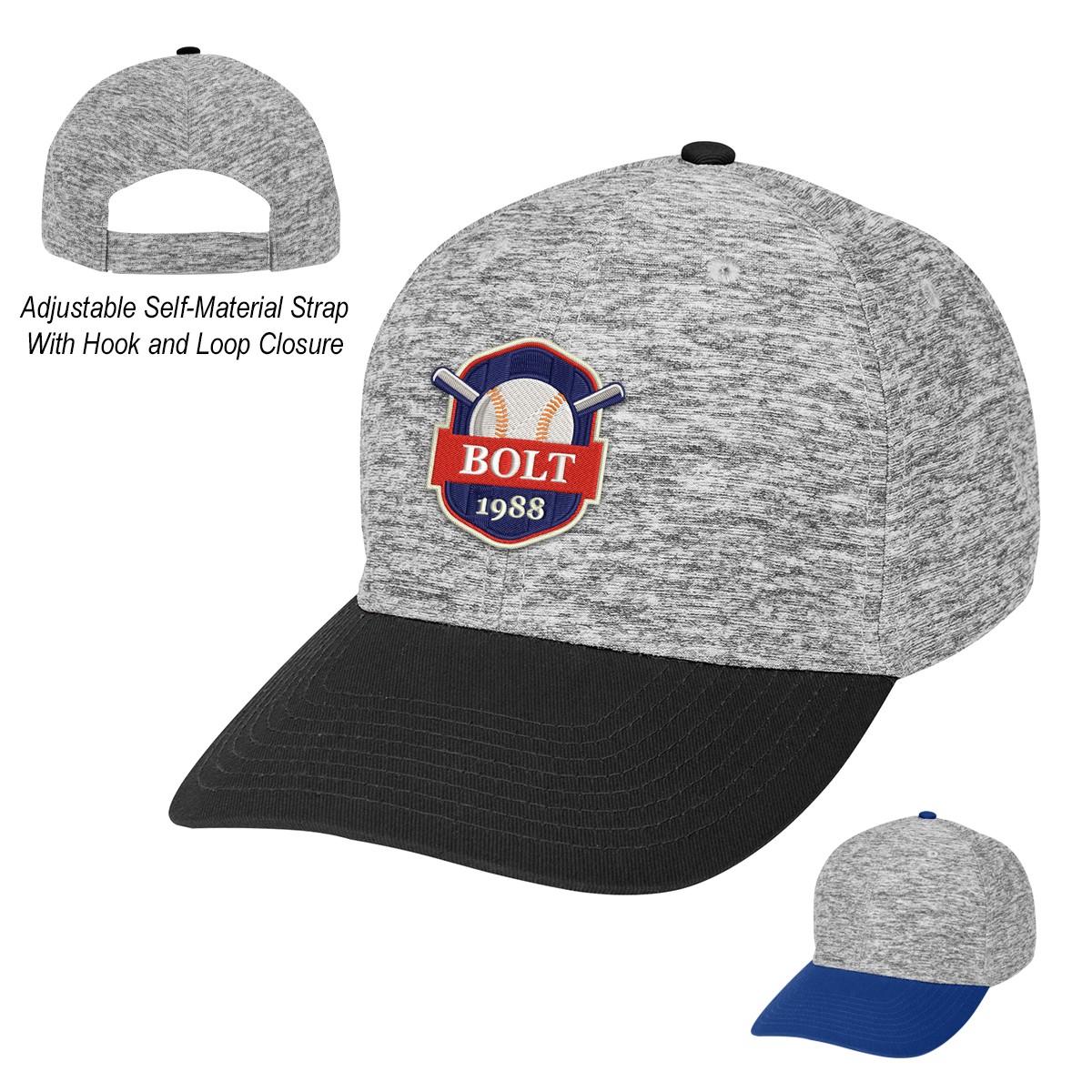 Picture of Hanson Heathered Stretch Fit Cap