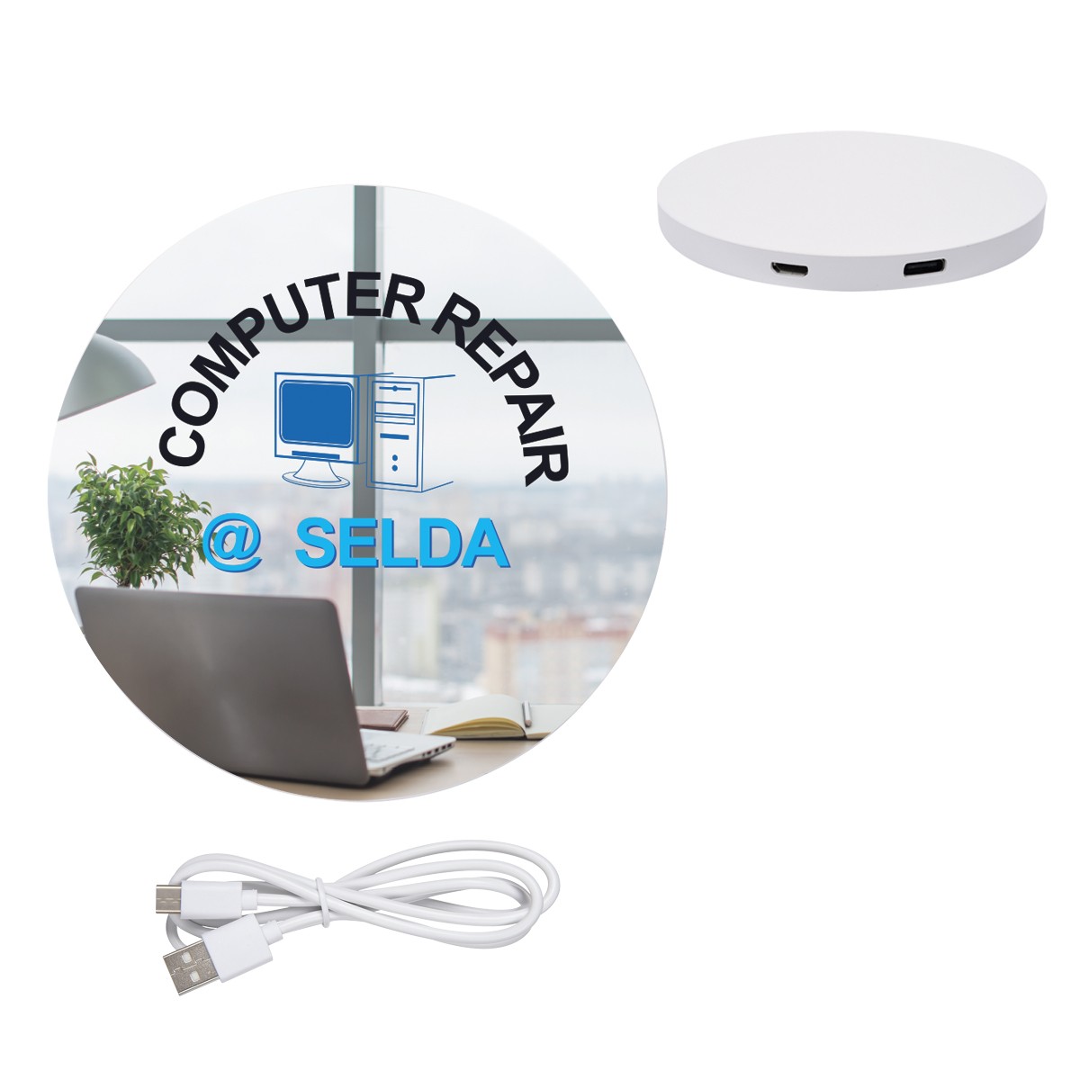 Picture of Power Balance Wireless Charging Pad Usb Hub