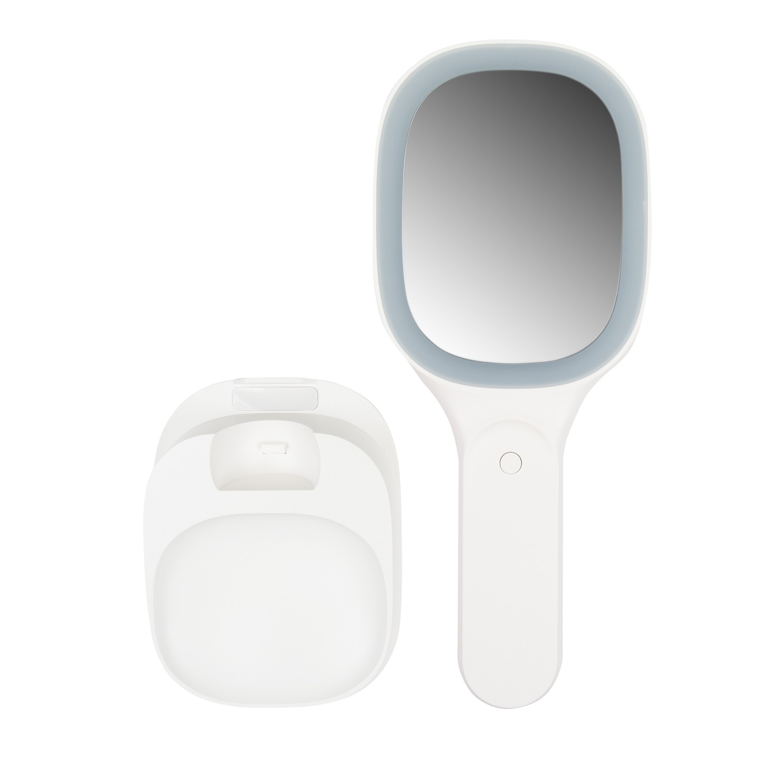Picture of Light Up Double Sided Mirror With Wireless Charger