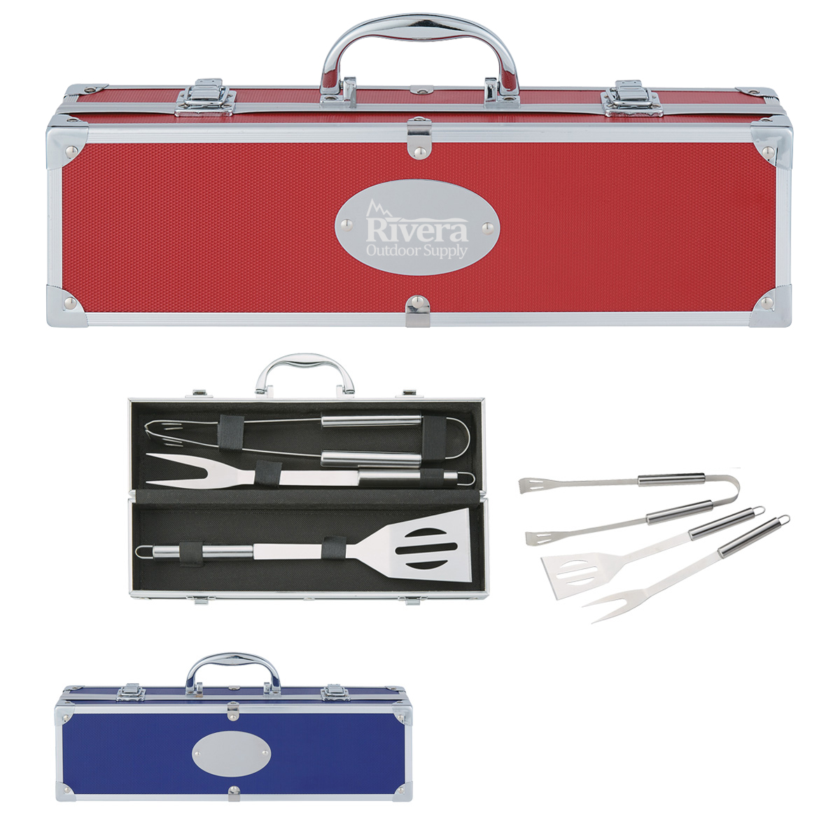 Picture of Bbq Set In Aluminum Case