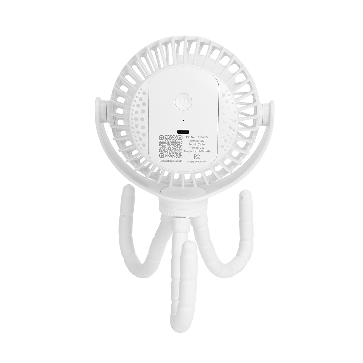 Picture of Portable Rechargeable Fan With Flexible Tripod