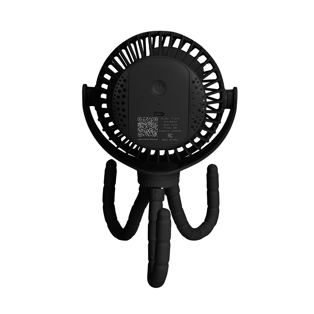 Picture of Portable Rechargeable Fan With Flexible Tripod