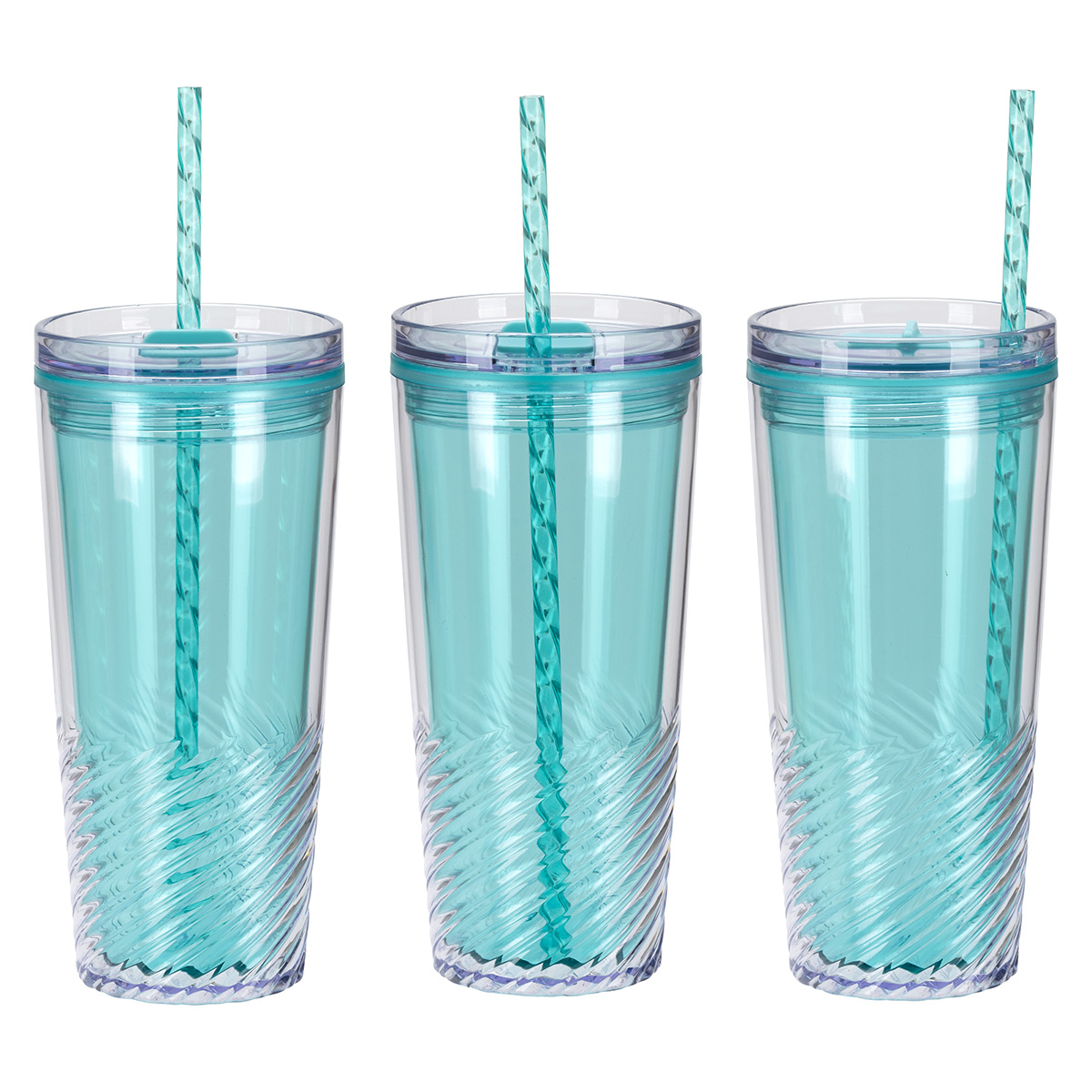 Picture of Clio 20 oz 2-in-1 Recycled Acrylic Straw Tumbler