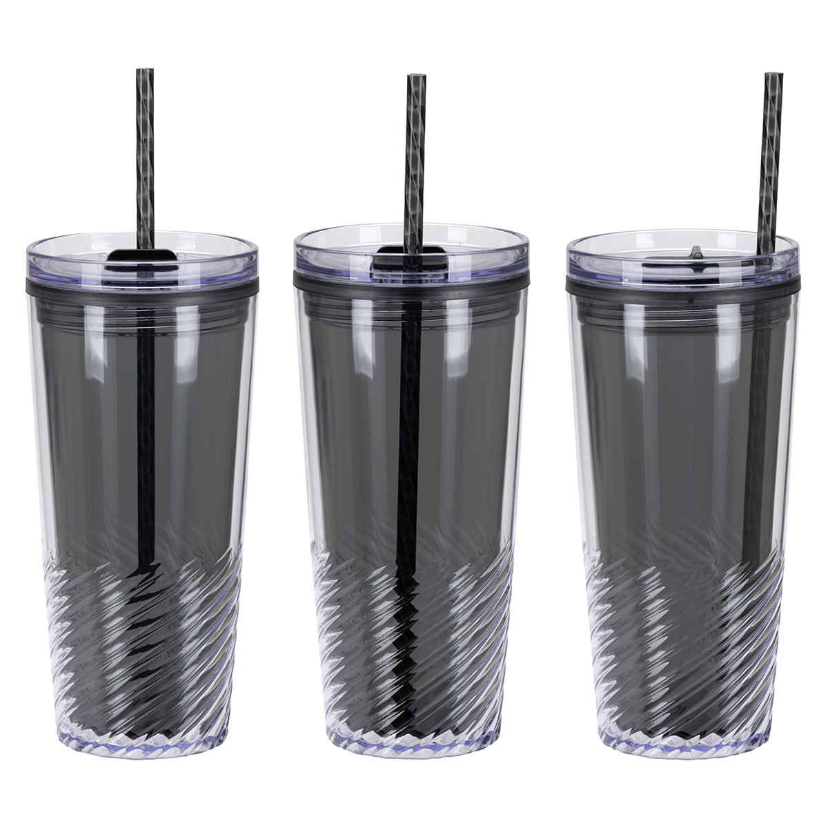 Picture of Clio 20 oz 2-in-1 Recycled Acrylic Straw Tumbler