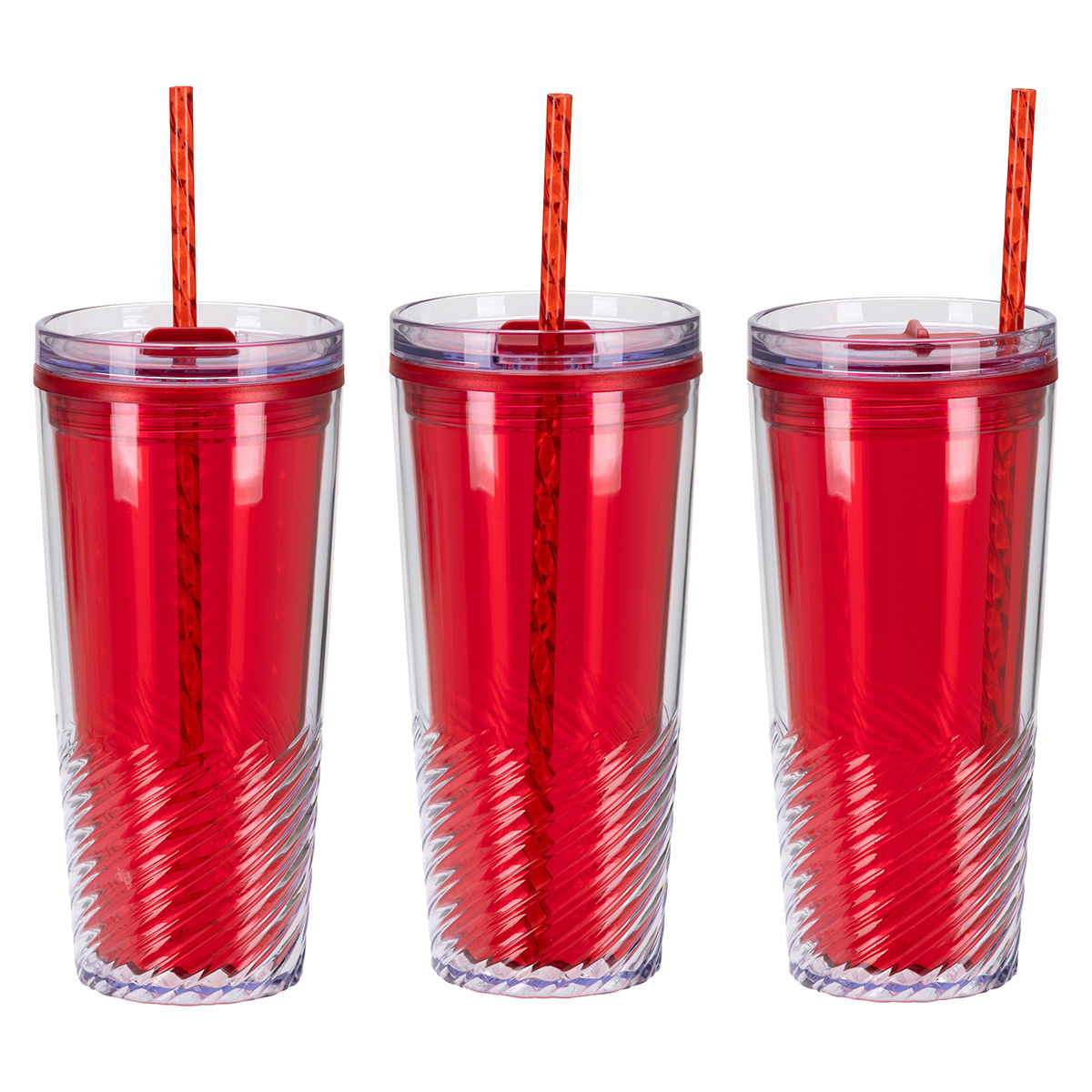 Picture of Clio 20 oz 2-in-1 Recycled Acrylic Straw Tumbler