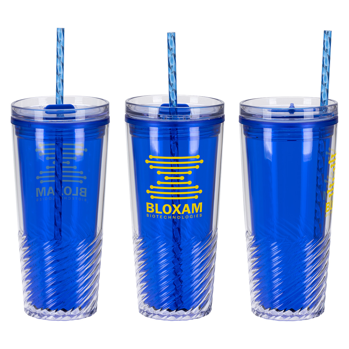 Picture of Clio 20 oz 2-in-1 Recycled Acrylic Straw Tumbler