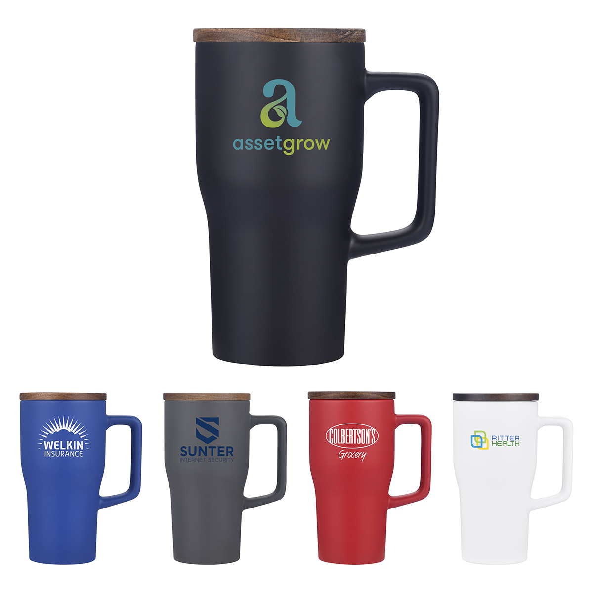 Picture of Element 18 oz Ceramic Mug w/ Wood Lid
