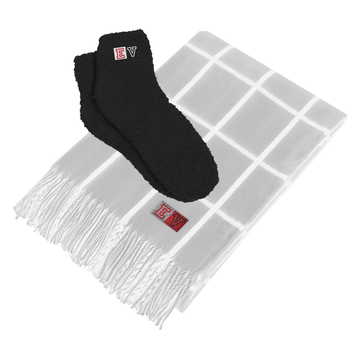 Picture of Charleston Throw & Fuzzy Socks Set