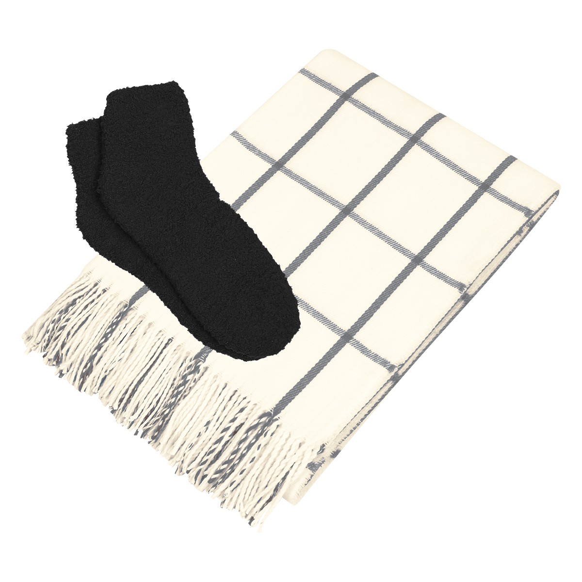 Picture of Charleston Throw & Fuzzy Socks Set