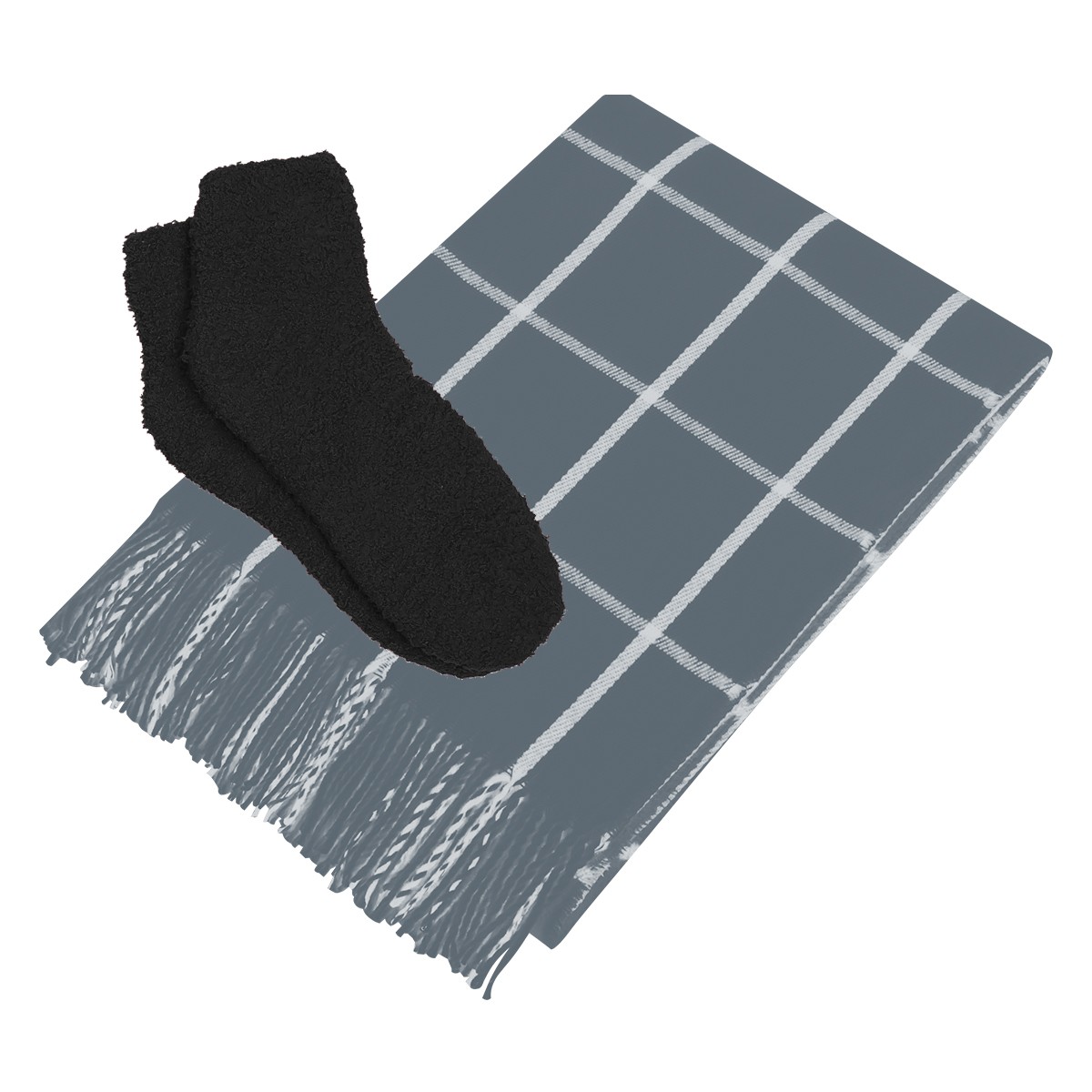 Picture of Charleston Throw & Fuzzy Socks Set