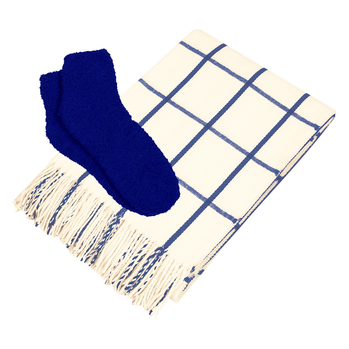 Picture of Charleston Throw & Fuzzy Socks Set