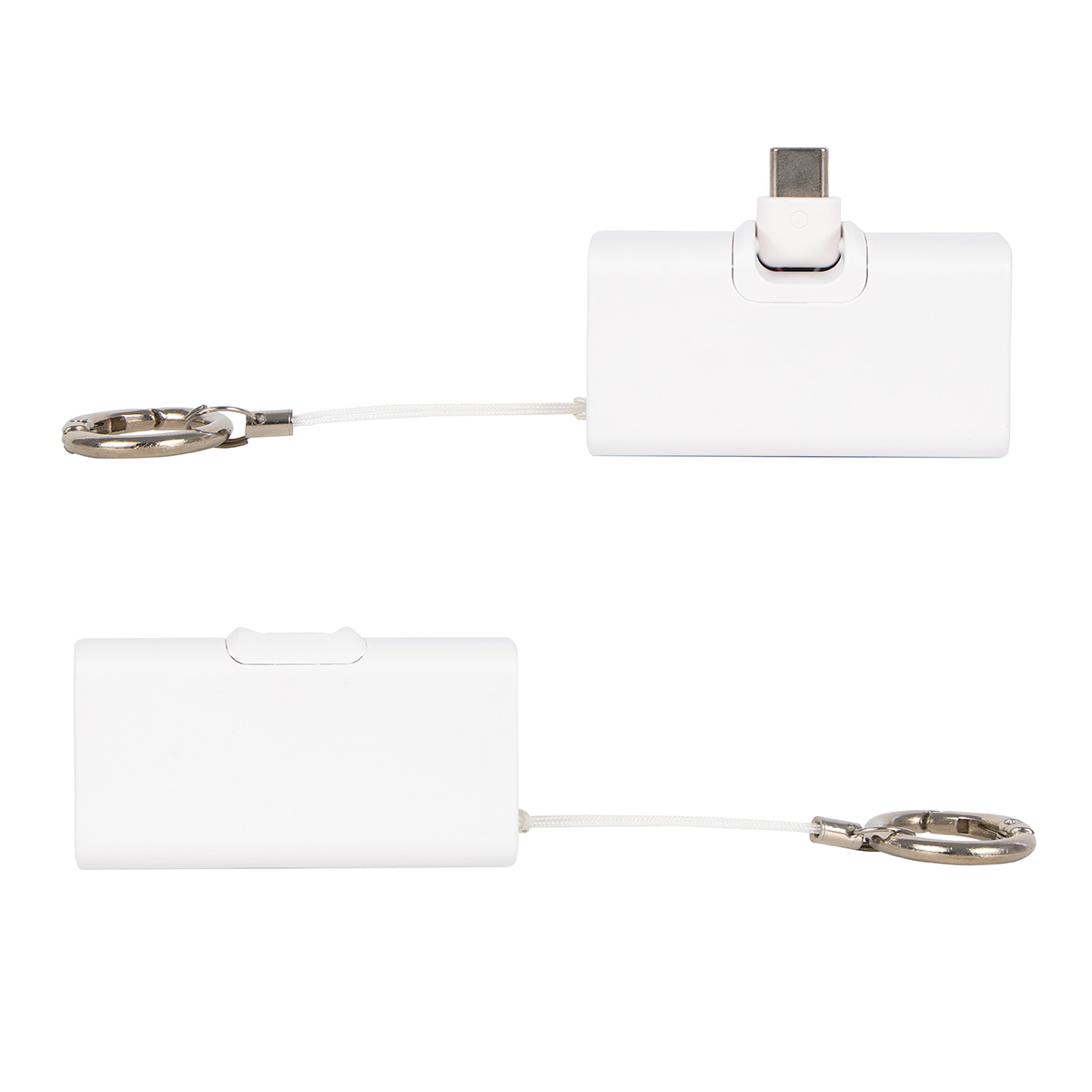 Picture of Bijou 1200mAh UL Listed Power Bank with USB-C Tip & Keyring