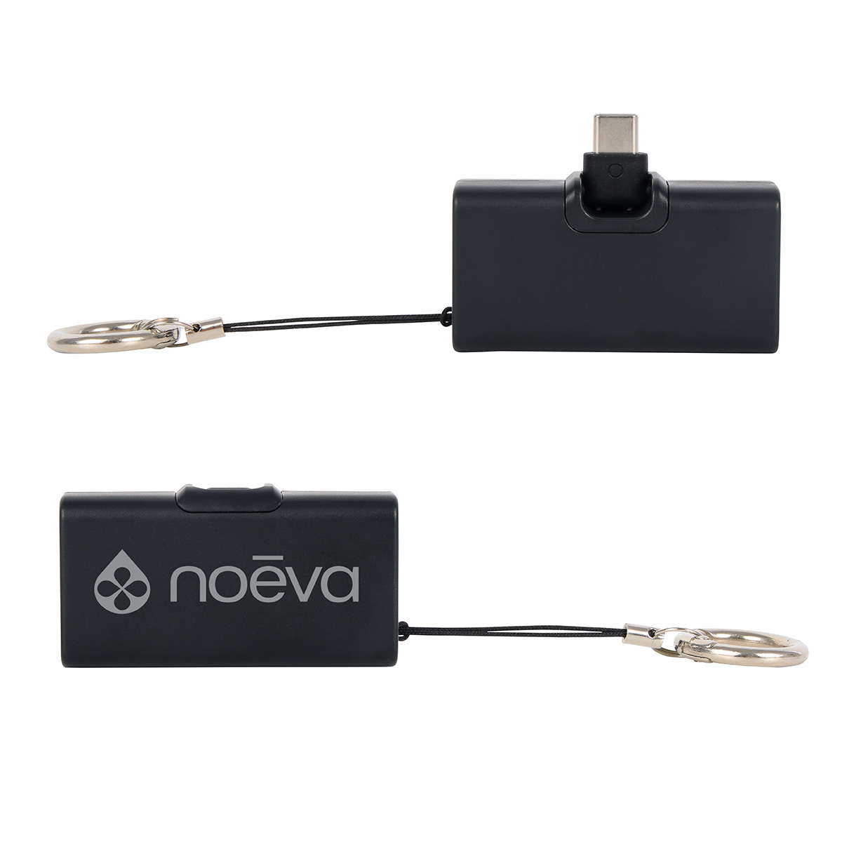 Picture of Bijou 1200mAh UL Listed Power Bank with USB-C Tip & Keyring