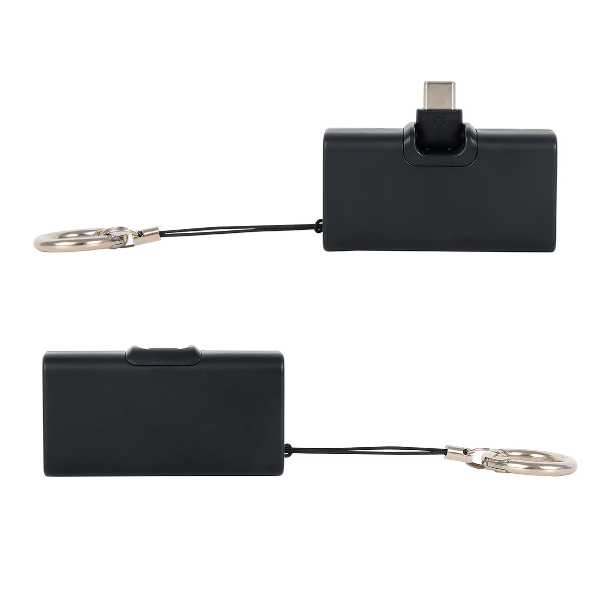Picture of Bijou 1200mAh UL Listed Power Bank with USB-C Tip & Keyring