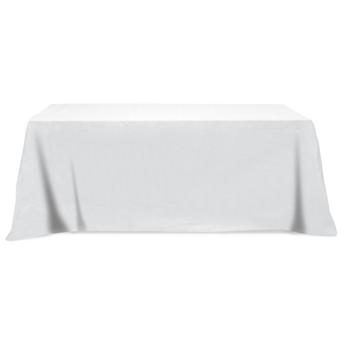 Picture of Flat Poly/cotton 3-sided Table Cover - Fits 8' Standard Table