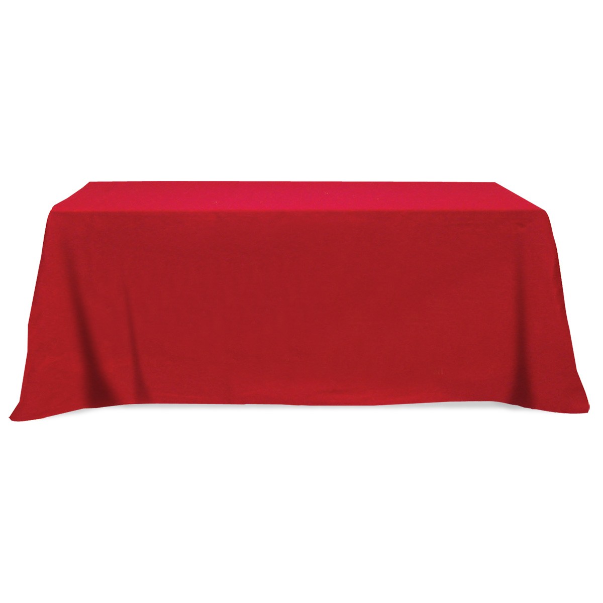 Picture of Flat Poly/cotton 3-sided Table Cover - Fits 8' Standard Table