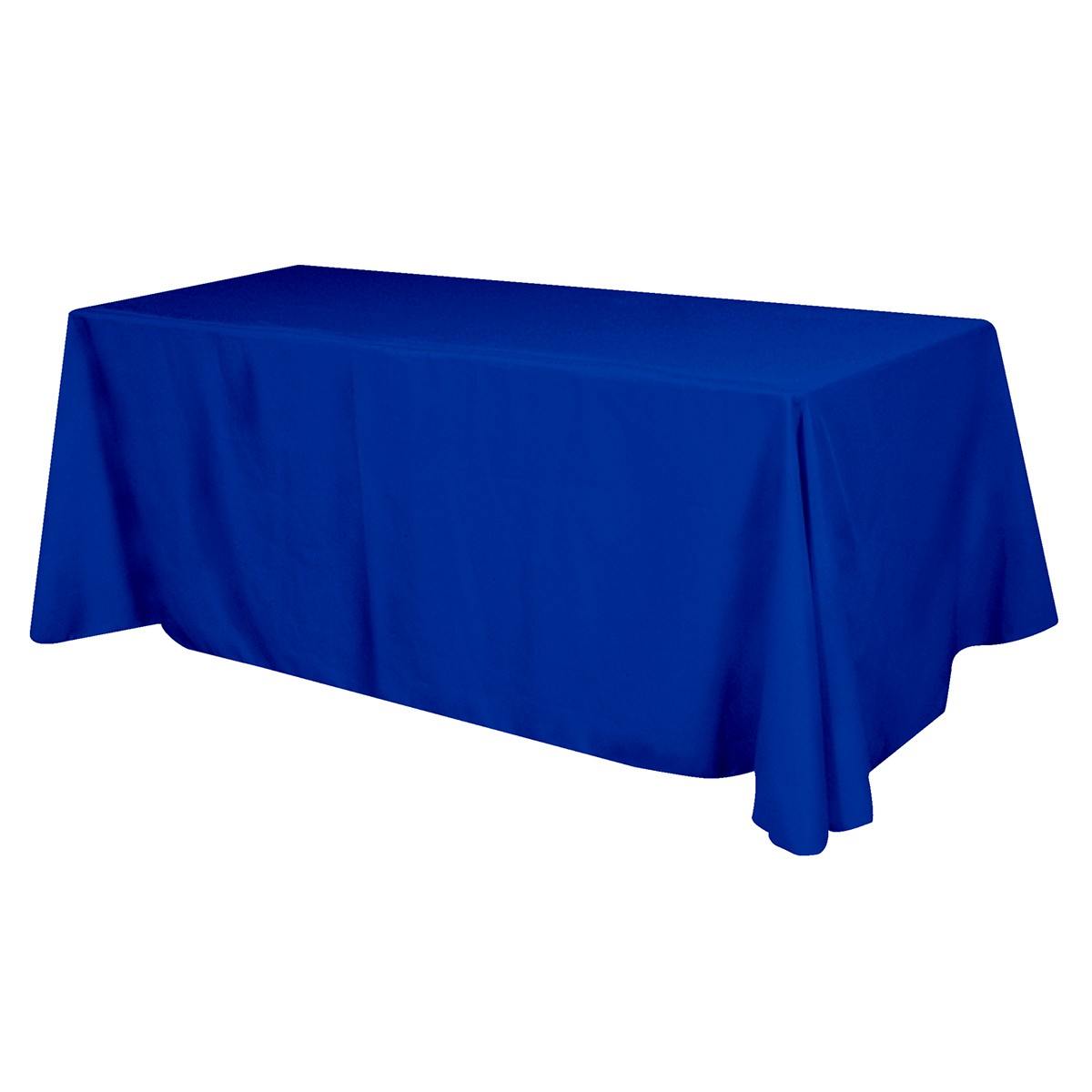 Picture of Flat Polyester 4-sided Table Cover - Fits 8' Standard Table